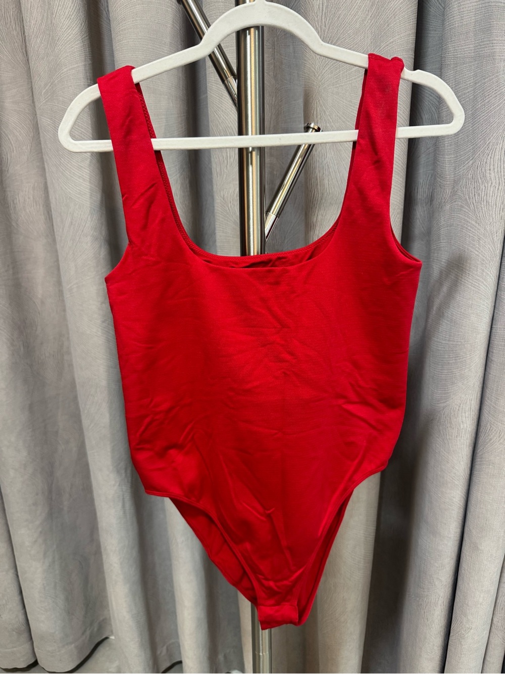 a new day Bright Red One-Piece Bodysuit